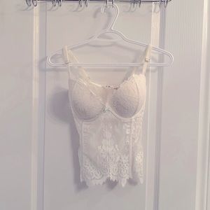 Victoria Secret Bridal Collection White Lingerie size 36D brand new condition